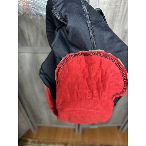 Casttelli Womens Bike Shorts Padded Black Kiss Air Logo Cycling Size Large - Picture 9 of 9